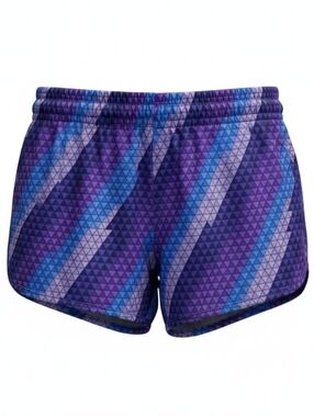 Under Armour semi fitted running shorts women’s size small petite purple blue